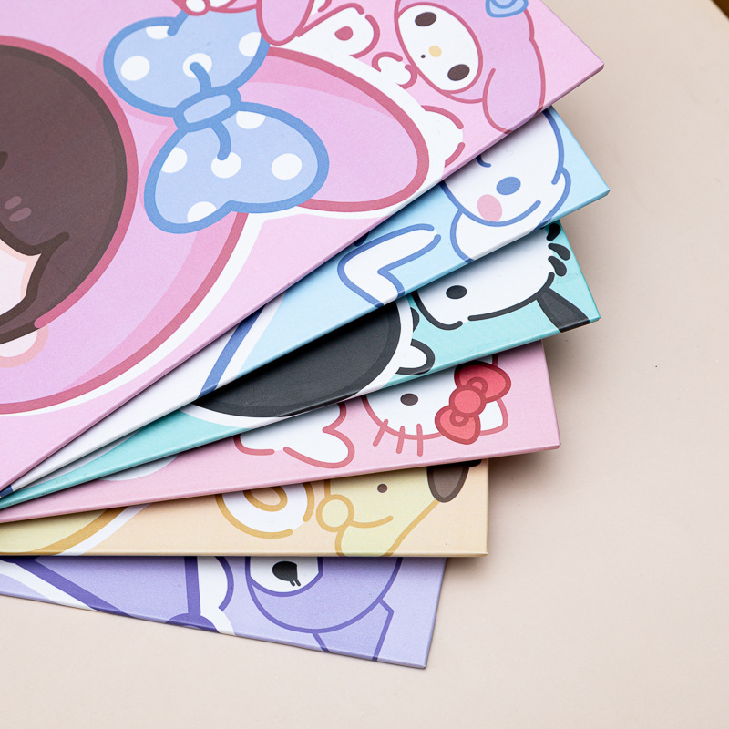 可爱小清新少女学生a4纸质板夹小女孩写字专用垫板试卷资料收纳夹详情16