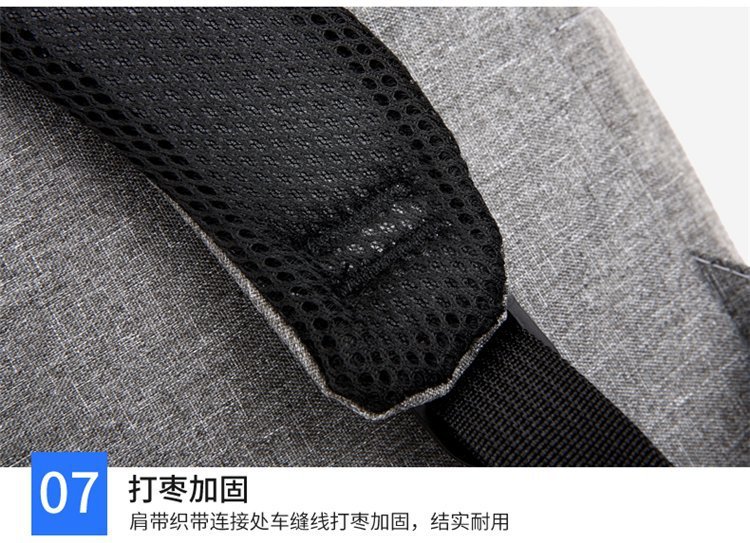 Cross-border backpacks, simple notebooks, business computer bags, campus student schoolbags, trendy travel backpacks that can be printed with logos pic 77