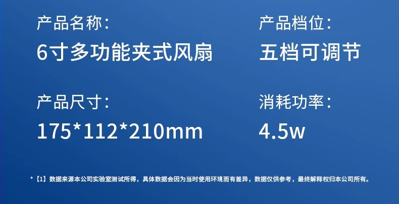 跨境usb夹子风扇迷你便携式充电小风扇手持桌面宿舍夜灯夹扇挂壁详情38
