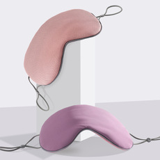 抖音款眼罩午休睡眠遮光眼罩透气无痕温凉双面冰丝眼罩现货批发详情4