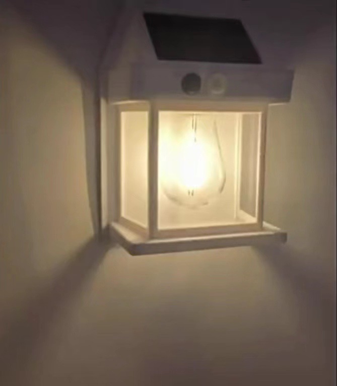Wholesale outdoor solar lamps, induction tungsten filament wall lamps, lights on when people come and off when they leave, waterproof wall lamps for villas and gardens pic 6