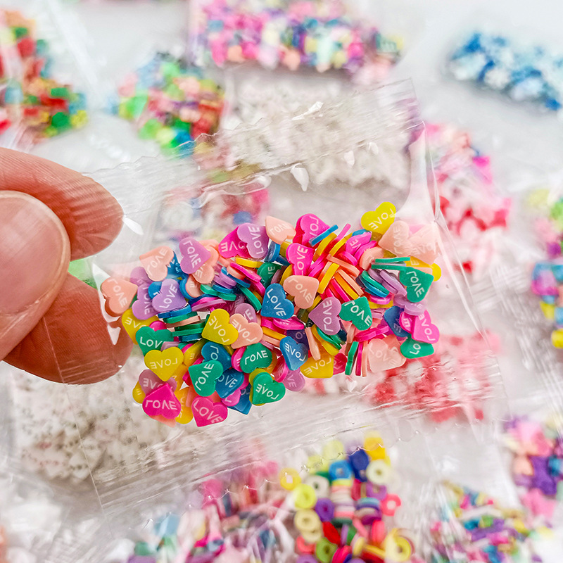 Christmas soft clay 3-gram set, nail art slices, creative combination, DIY packaging, cross-border Guka party decoration accessories pic 9