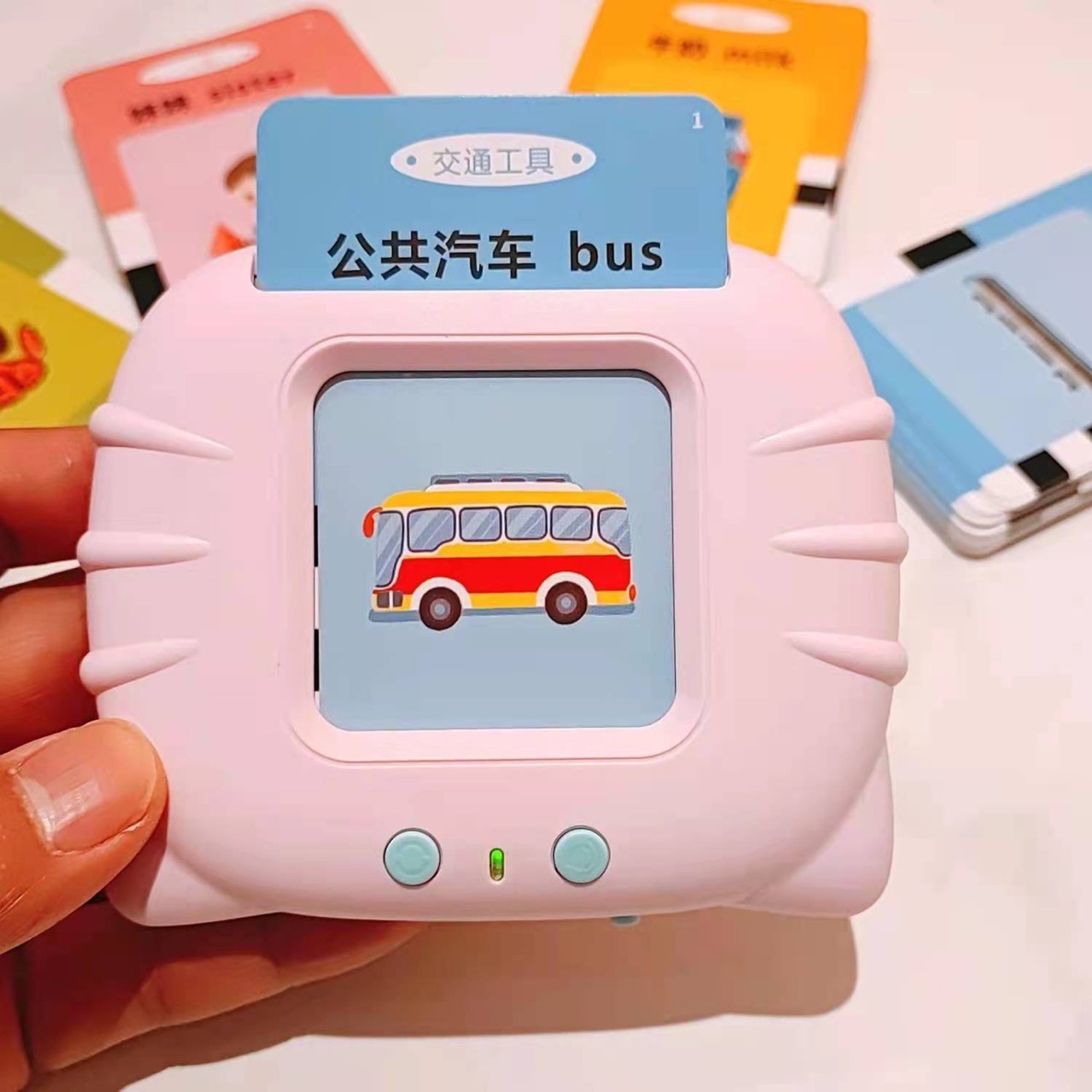Educational early education card machine for children 1-3-6 years old bilingual Chinese and English enlightenment cognition and character recognition card learning machine toy pic 22