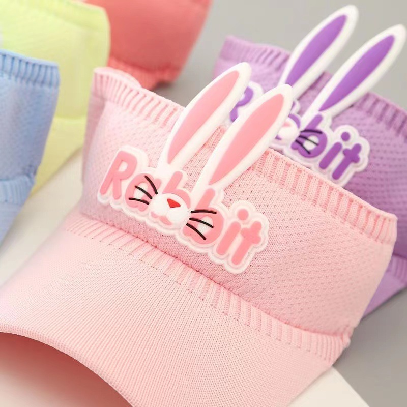 儿童防晒帽夏季鸭舌遮阳帽空顶帽男女童防紫外线防晒详情17