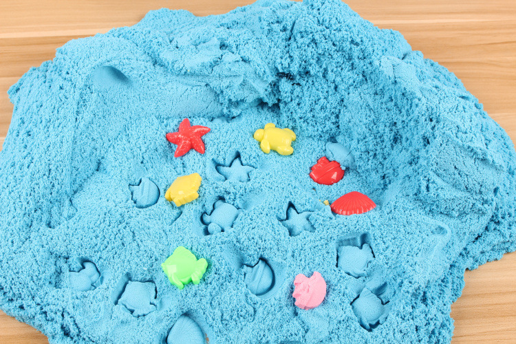 玩具棉花拉力沙瓶装送模具益智科童玩具沙 环保彩沙拉送模具1详情12