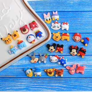 Pastoral style doughnuts, sweet and creative diy accessories, resin parts, homemade cream glue phone case materials wholesale pic 8