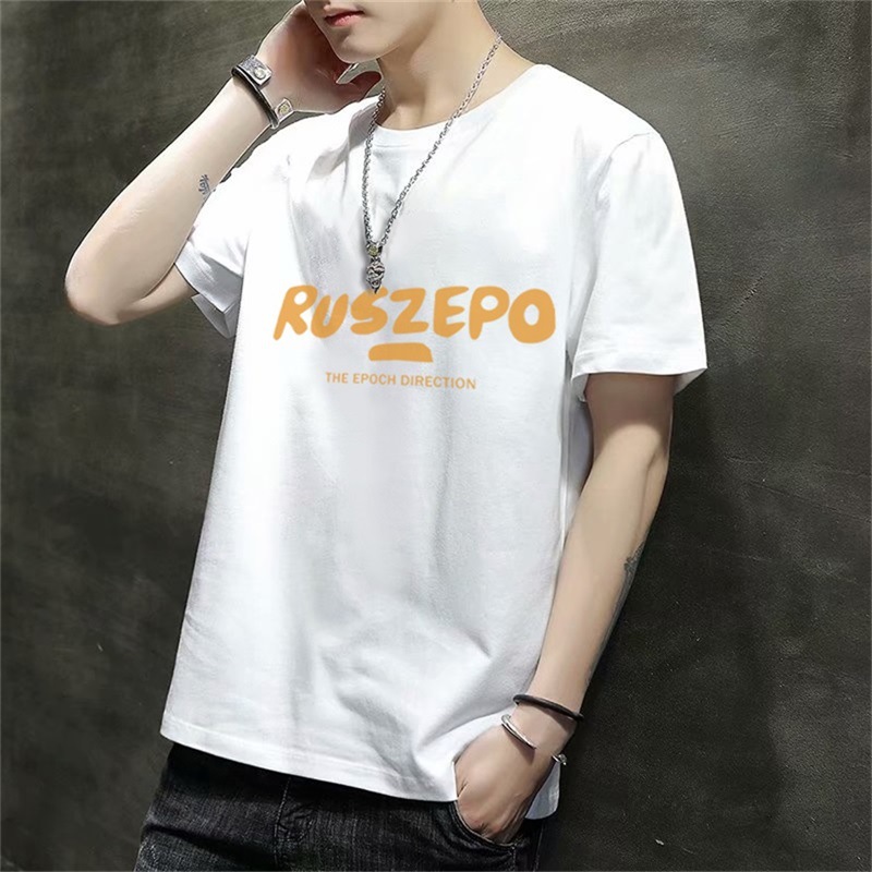 男士短袖t恤2024新款夏季潮流韩版宽松打底衫衣服体恤大码青少年详情45