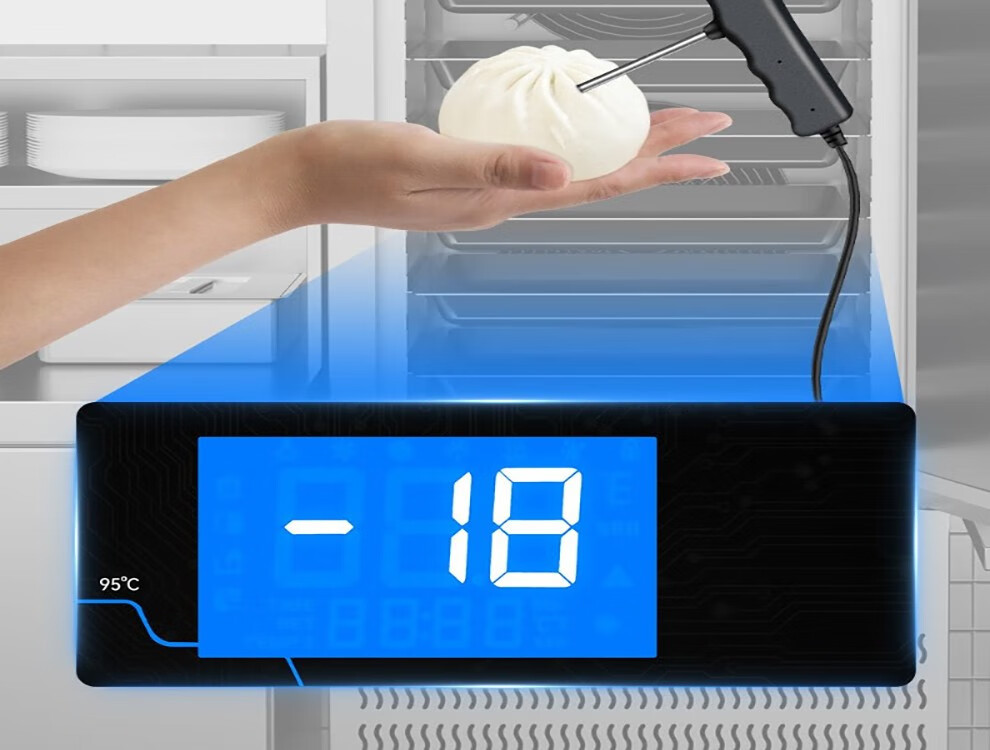 麦大厨速冻机零下45度急冻插盘冷柜 包子饺子生胚海鲜速冻柜商用详情7