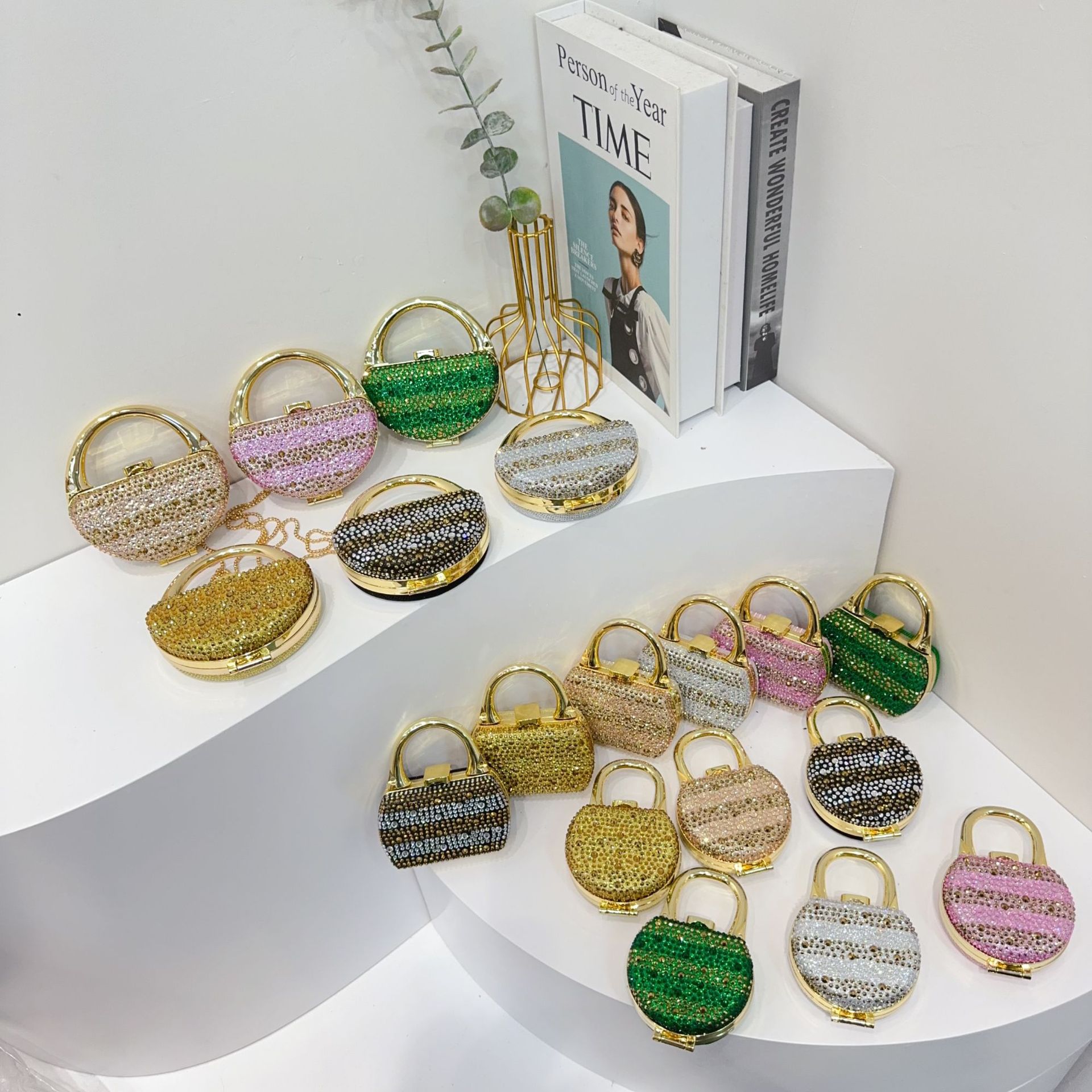 迷你包口红包女2025新款跨境外贸镶钻斜挎小包装饰包儿童包女包包详情1