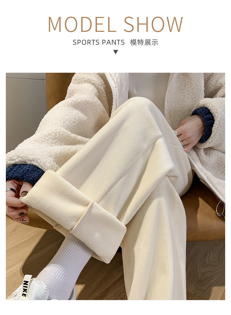 Chenille pantalón de deporte mujer slim 2023 nuevo primavera verano holgada casual pantalones de baño bundles pies harun pana cordura pic 2