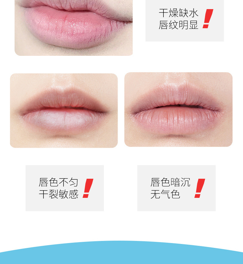 Qianzilan Vaseline Lip Balm, Lip Mask, Lip Balm Classic Repair Moisturizing Rose Hydrating and Nourishing Small Q Can 7g pic 3