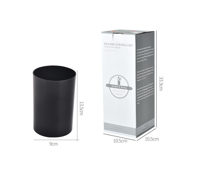 不粘锅木柄硅胶厨具12件套烹饪收纳桶厨房烹饪锅铲套装轻款详情10