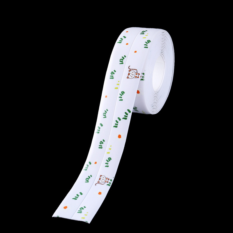 美缝贴防水防霉贴灶台厨房防油贴纸水池挡水条马桶防霉胶带防水条详情4