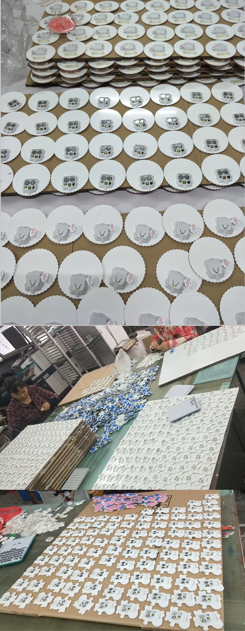 定制led发光胸牌别针式亚克力闪光胸章订做logo活动气氛礼