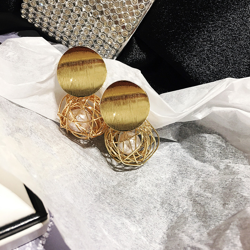 925银针复古耳环几何金属耳钉小众气质高级感爆款百搭耳饰批发详情34