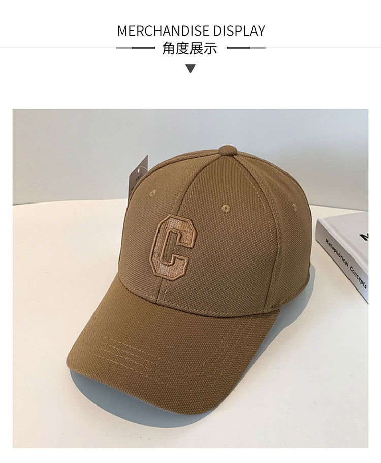 大头围帽子女韩国男士棒球帽秋冬季百搭显瘦大脸显脸小宽檐鸭舌帽详情6