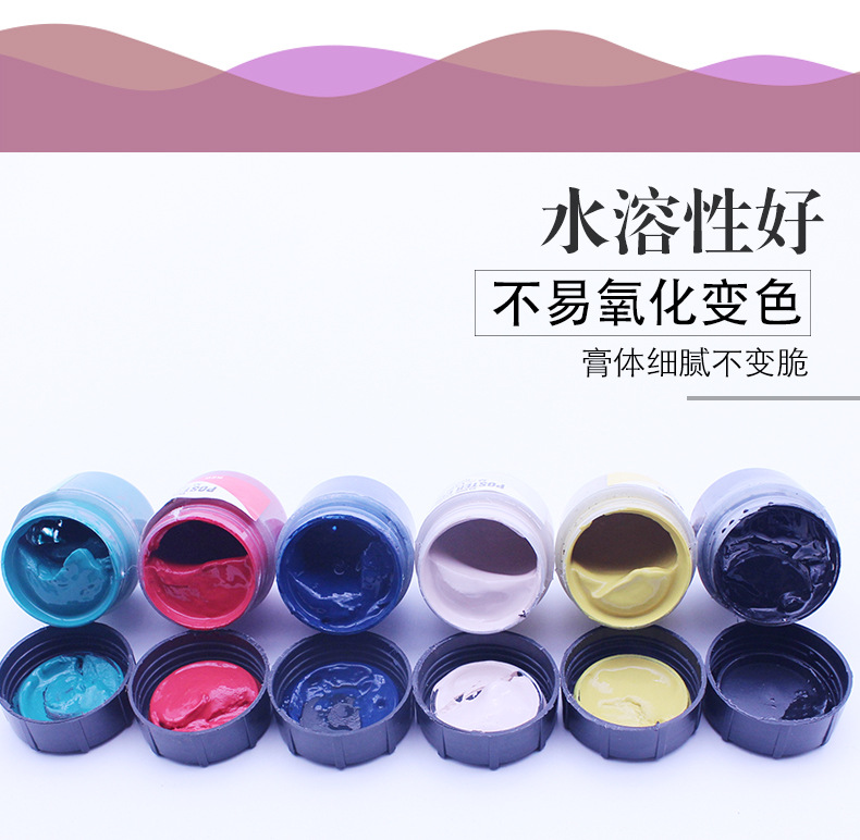 15ML水粉画颜料儿童学生手绘彩绘涂鸦色彩颜料广告颜料墙体颜料详情15
