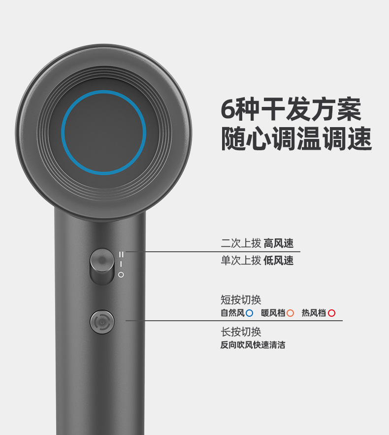 泊为  酒店宾馆专用折叠电吹风家用大功率民宿吹风机卫生间吹风筒详情14