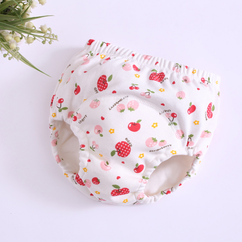 训练裤婴儿夏a类纯棉不夹屁屁宝宝尿布裤透气可洗入厕练习裤内裤详情22