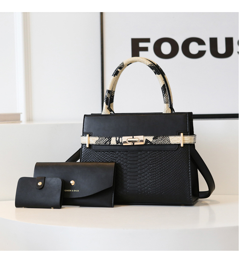 handbags女包2023新款石头纹多件套女包单肩斜跨手提子母包跨境包详情23