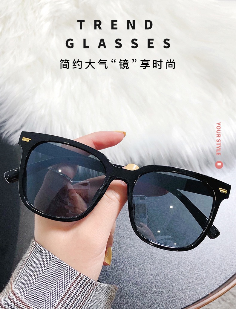 2024新款防紫外线太阳镜男女墨镜 ins小红书网红韩版时尚复古眼镜详情1