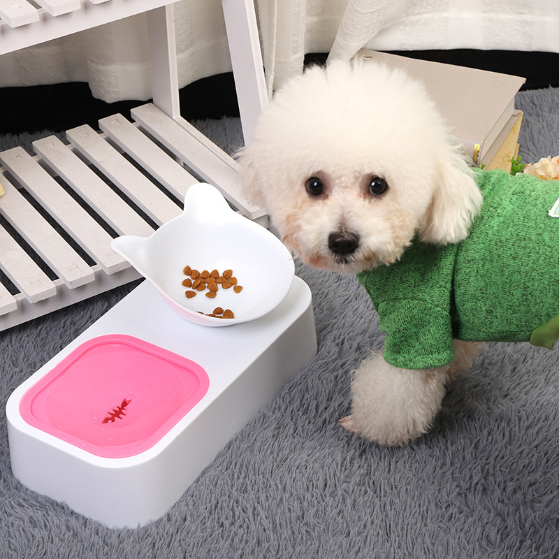 Pet food utensils for cats and dogs, non-wet mouth, splash-proof, vehicle-mounted pet forehead guard, floating bowl, dual-purpose feeding and drinking bowl for cats and dogs pic 8
