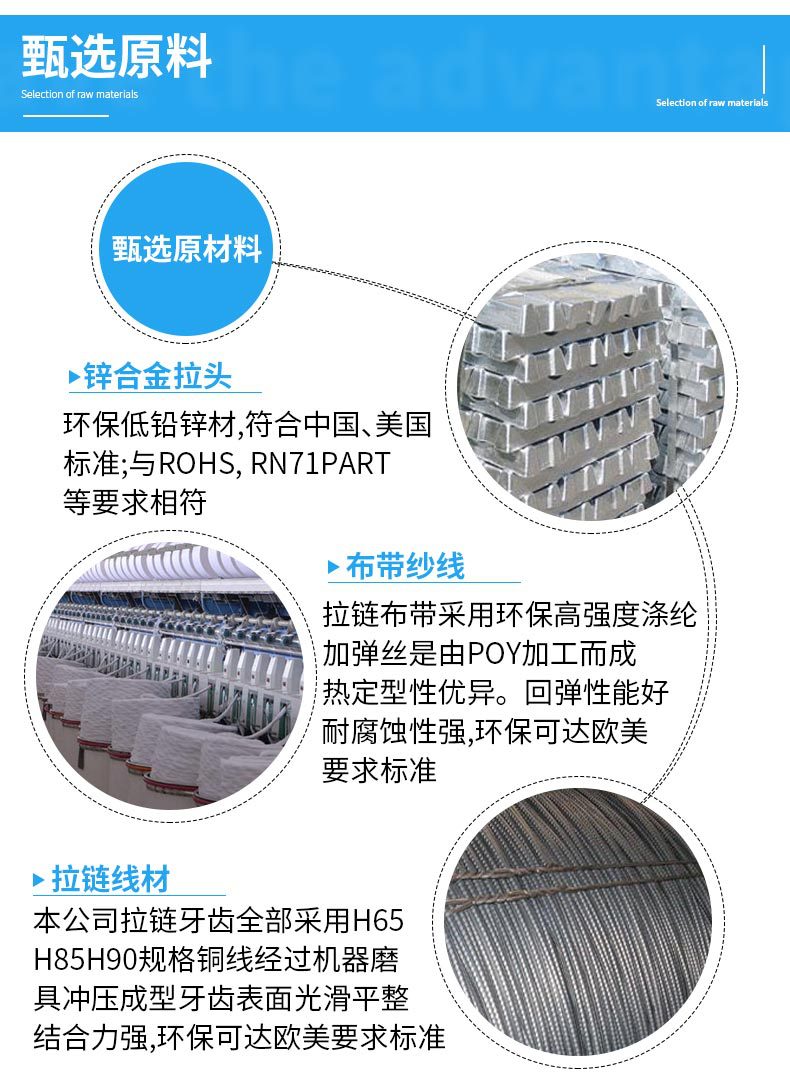 3#5#8#号尼龙拉链码装开口开尾彩色条装服装辅料外套被套箱包拉锁详情23