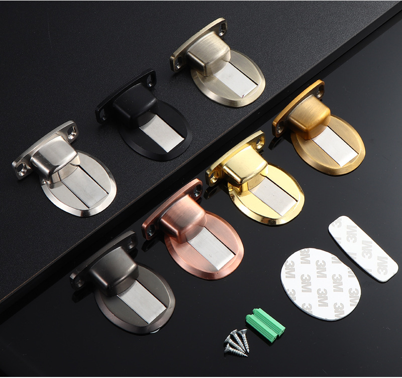 锌合金隐形地吸强磁家用新款门挡防撞神器卧室门免打孔门吸详情22