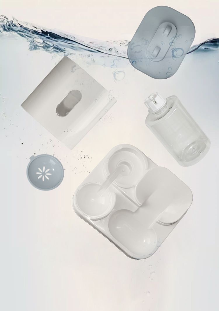 工厂现货宠物碗立式大容量自动喂食器饮水器猫碗狗碗水粮一体跨境详情13