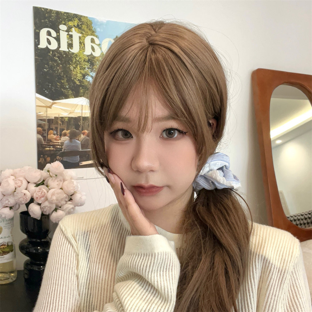 French lace-trimmed large intestine hair band, girlish hair tie, high-elasticity Korean cute hair accessory, bun hair pic 26