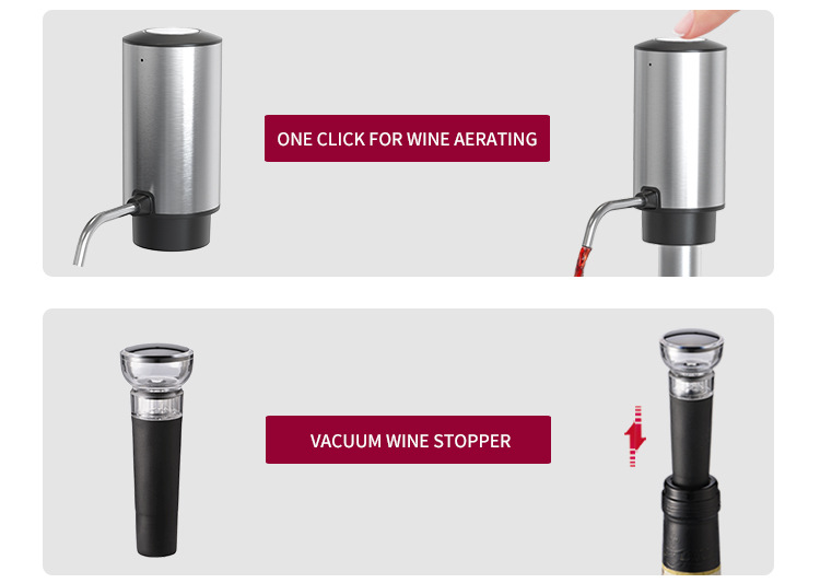 Direct sales of electric wine bottle openers made of food-grade aluminum alloy from the manufacturer pic 23