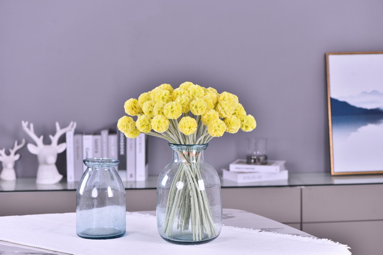 High-quality artificial flowers of windmill chrysanthemum in stock, windmill flower, pine, insect fruit, living room, wedding decoration, flower arrangement art, windmill fruit pic 11