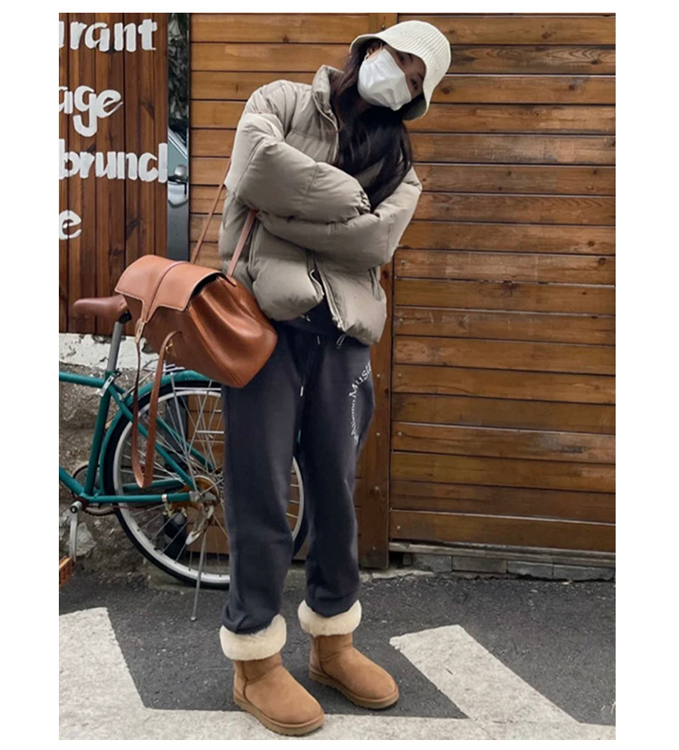 河南皮毛一体雪地靴女厚底秋冬桑坡保暖毛毛加绒加厚棉鞋冬季女鞋详情37