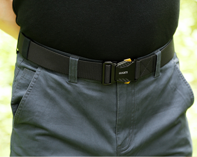 男士战15弹力战术腰带简约高级感运动皮带时尚百搭休闲男士腰带详情7