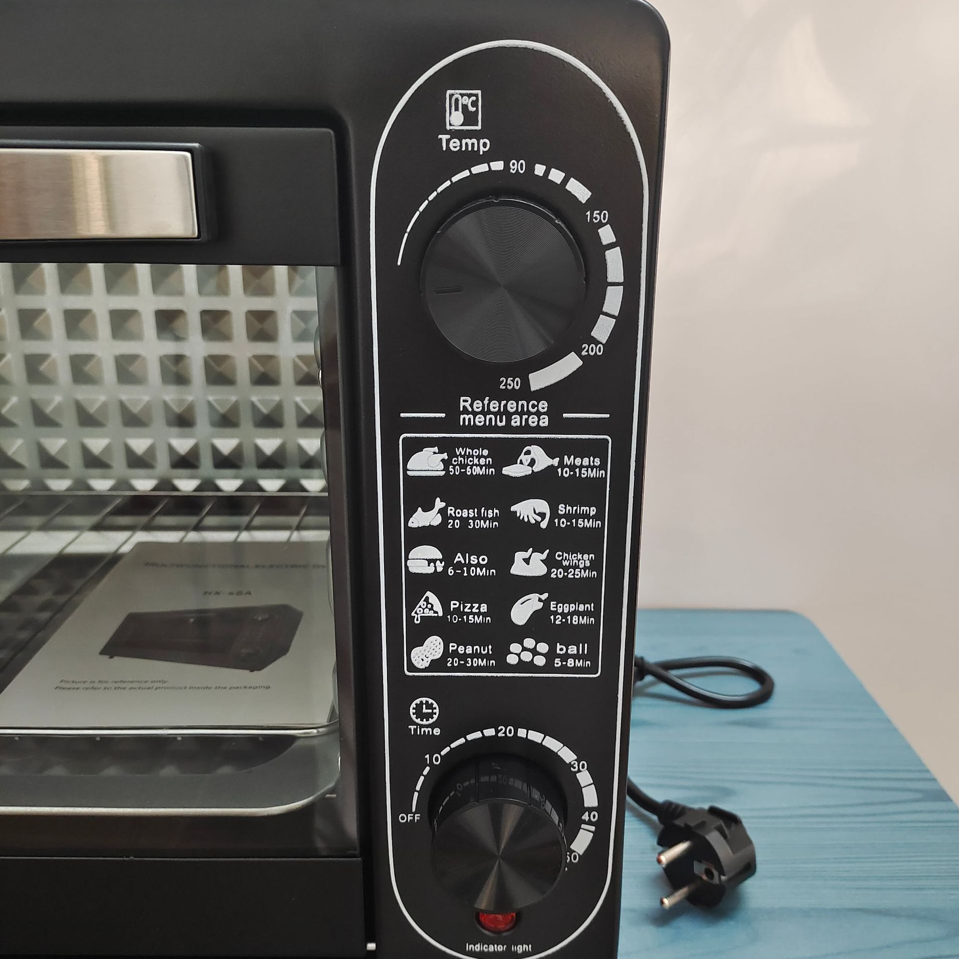 电烤箱48L大容量家用三明治机多功能面包机空气炸烤箱厂家批发详情11