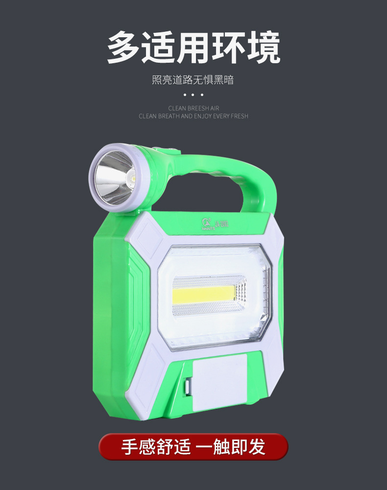 The new high-power solar system comes with a 1-drag 4-wire portable emergency lighting lamp for outdoor camping pic 4
