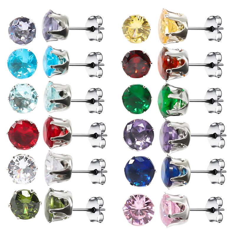 超闪锆石无耳洞磁吸耳饰高级气质耳蜗钉爆闪耳骨夹镶钻吸铁石耳钉详情6