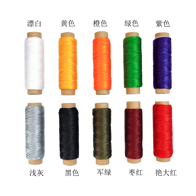 Tianfeng brand 840D polyester high-strength thread, luggage thread, leather hand-stitched thread, DIY sewing gold thread, in stock for wholesale pic 1