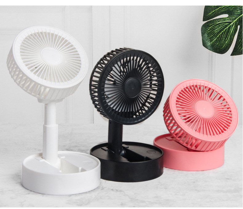 Wholesale of new folding fan usb charging, retractable and folding mini creative office student dormitory desktop fans pic 14