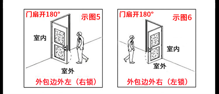 Bathroom door, kitchen door, bathroom door, toilet door, aluminum alloy door, waterproof double-layer tempered glass door, swing door pic 9