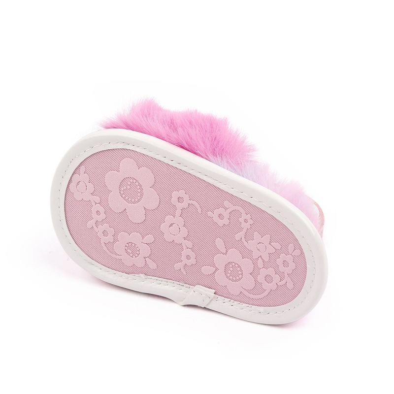 Baby cloth sandals, new style baby sandals, tie-dyed fur sandals, summer walking shoes, baby shoes 2801 pic 5