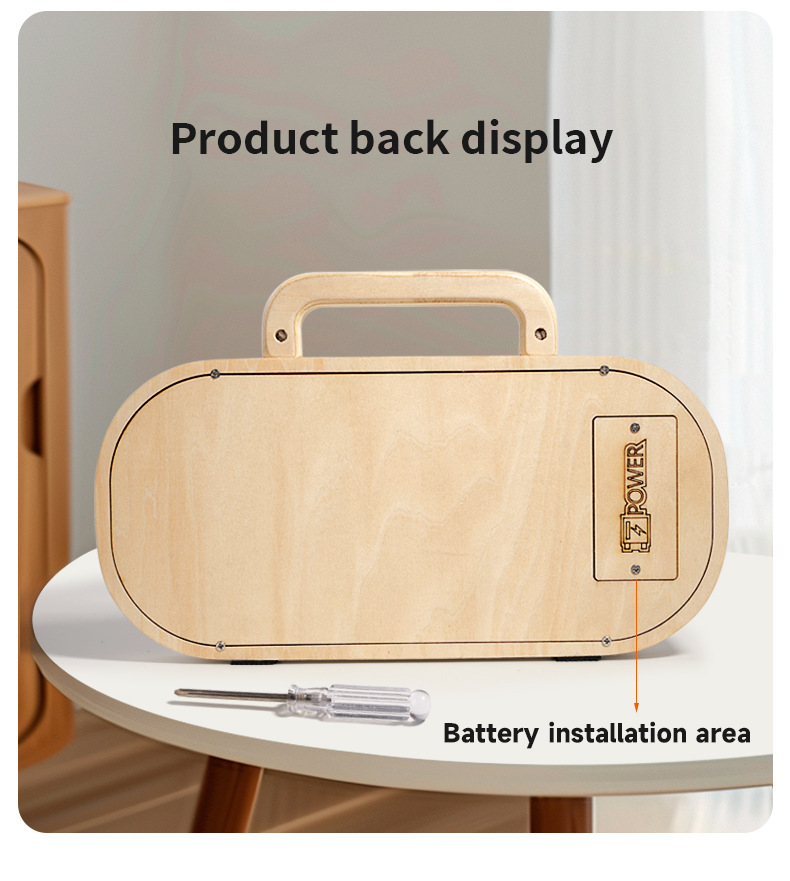 儿童木质益智早教玩具开关电路灯录音机忙碌板启蒙认知LED灯新款详情3