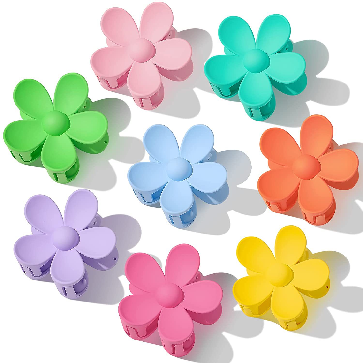 Guanyang ABS hair clip, flower clip, European and American Amazon fashion shark claw clip, not easy to break, can be used as a hair clip pic 15