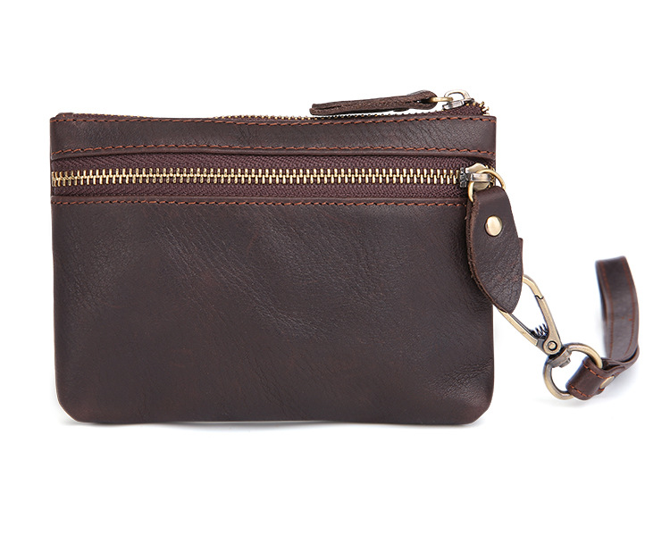 跨境疯马皮钥匙包多功能零钱包复古真皮汽车钥匙包门用车用钥匙包详情34