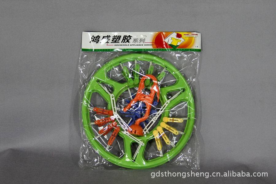 晾晒用品毛巾袜子内衣裤晒衣架18头椭圆形晾晒架详情1