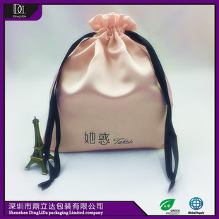 厂家提供现货盘扣纱袋纯色翻盖防尘袋服装收纳袋旗袍丝巾外套详情13