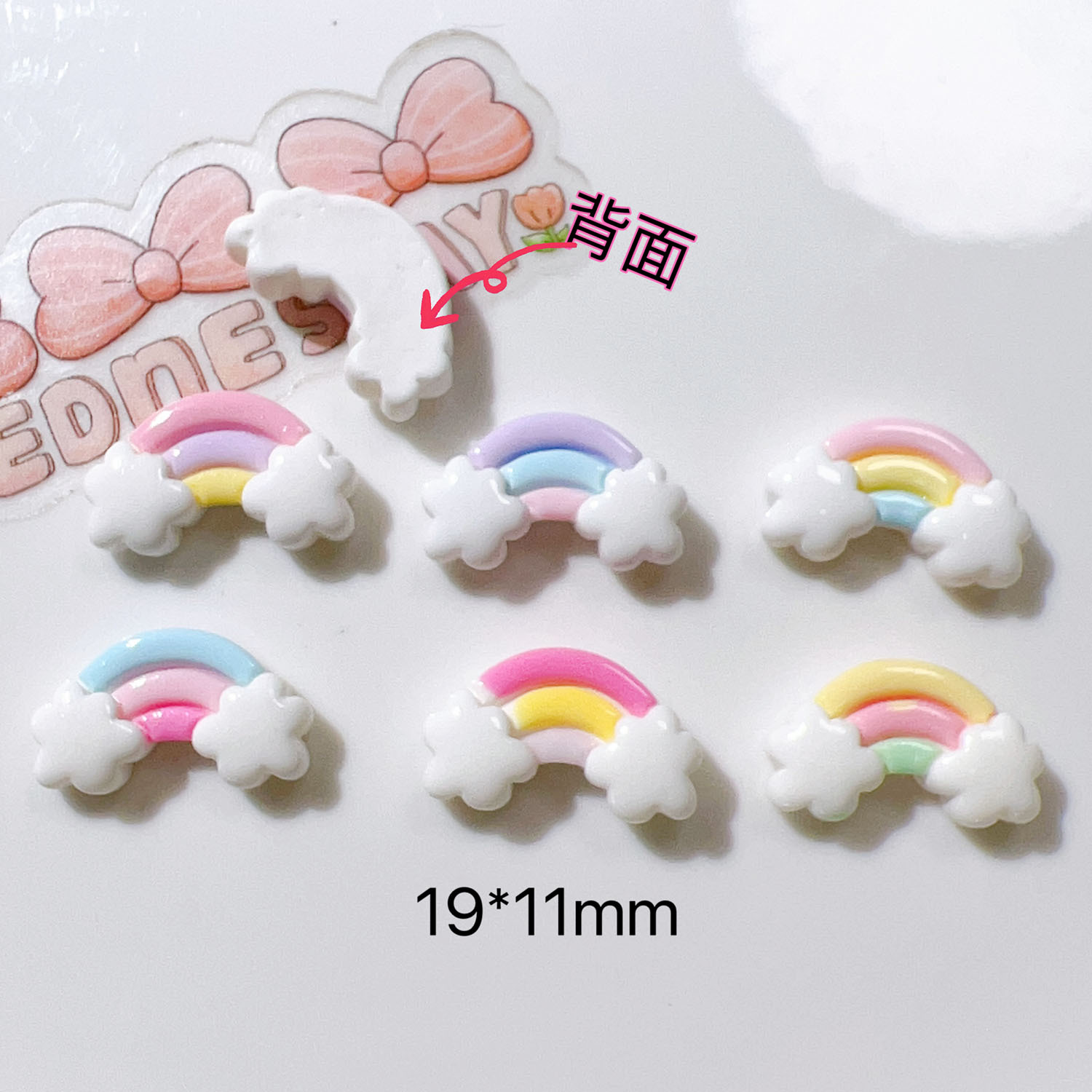 树脂饰品配件批发diy配件手工材料鞋扣帽子奶油胶头饰贴片晚安猪详情12