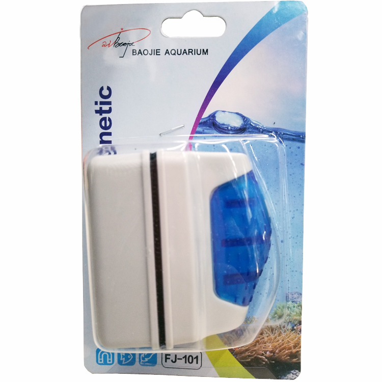 Aquarium fish tank cleaning brush, suspended cleaning brush, small FJ-101, super strong suction power for cleaning glass and removing moss pic 9