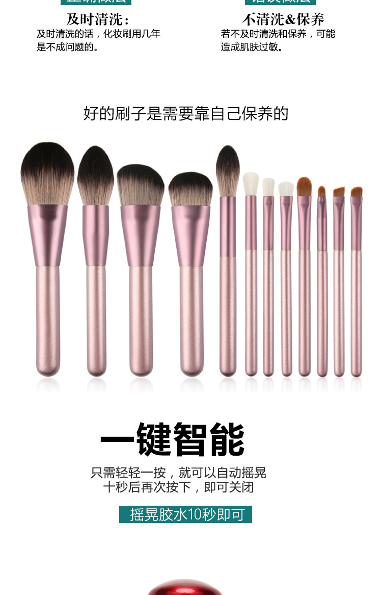 Electric brush cleaner, multi-functional makeup brush cleaner, eyelash extension glue awakener, makeup brush cleaner, shanilak pic 6