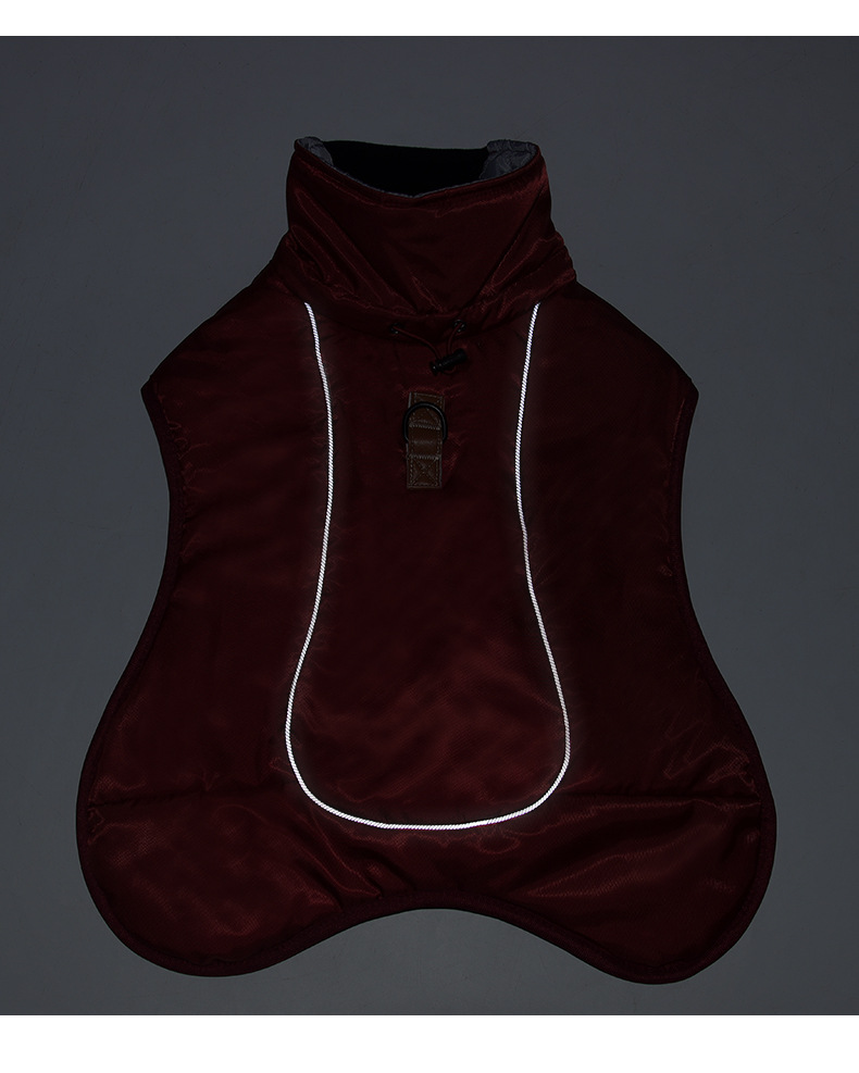 Ropa para mascotas fuera de viaje protección contra el frío y el viento abrigo de perro grueso calor y comodidad ropa de algodón para perros ropa para mascotas pic 13
